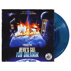Through Fire - Devil's Got You Dreamin' [Royal Blue/ Ultra Clear Galaxy LP] - (Limited Edition, Clear , Blue, Digital Download Card) - [Vinyl]