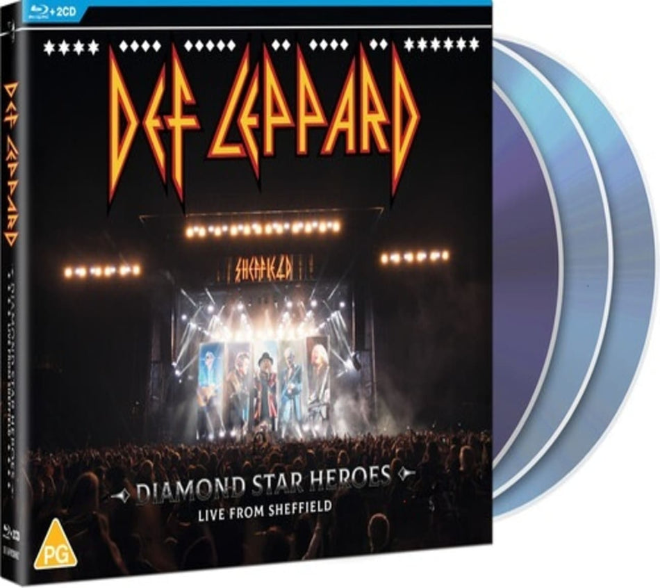 Def Leppard - Diamond Star Heroes: Live From Sheffield - (With Blu-ray, Booklet, Digipack Packaging) - [CD]