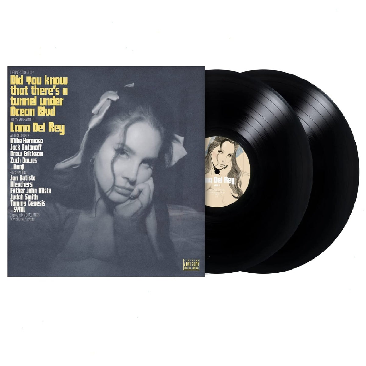 Lana Del Rey - Did You Know That There's A Tunnel Under Ocean Blvd - 2LP [Explicit Content] - (Parental Advisory Explicit Lyrics, 180 Gram , Gatefold LP Jacket) - [Vinyl]