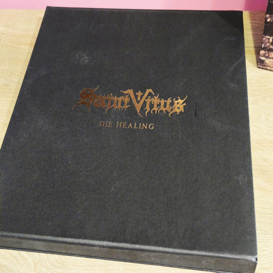Saint Vitus - Die Healing - (Limited Edition, Colored Vinyl, Red, Embossed, Magnet) - [Vinyl]