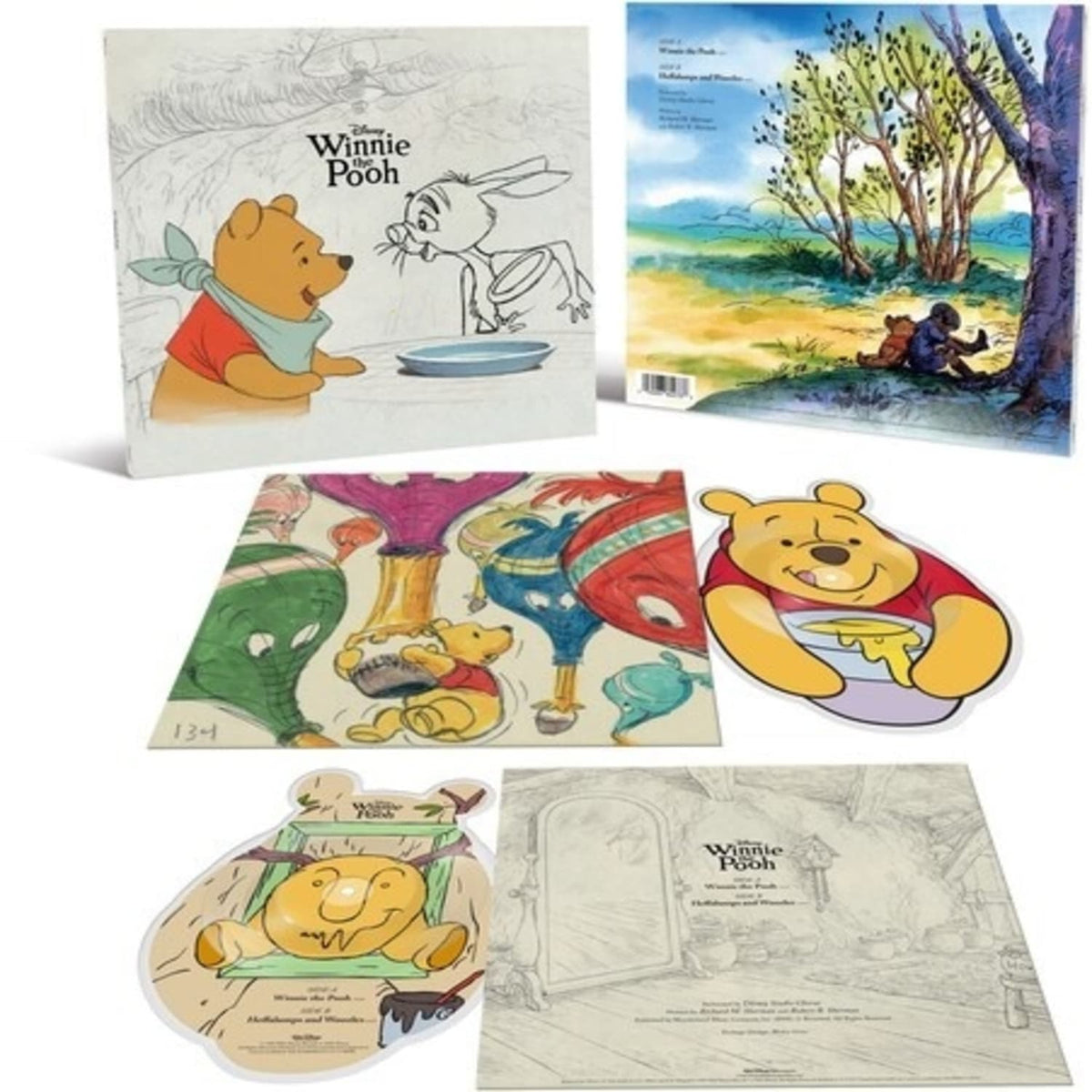 Winnie The Pooh - Winnie the Pooh / Heffalumps and Woozles - (Limited Edition, Clear Vinyl, 10-Inch Vinyl, Die-Cut) - [Vinyl]