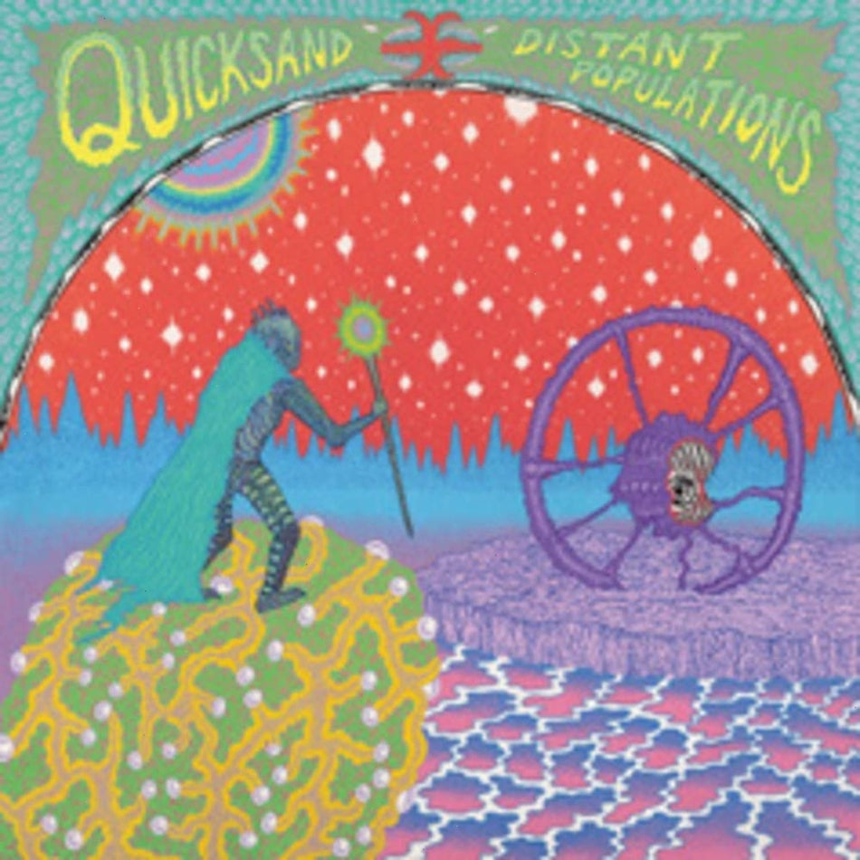 Quicksand - Distant Populations - Purple Cloudy Effect - [Vinyl]