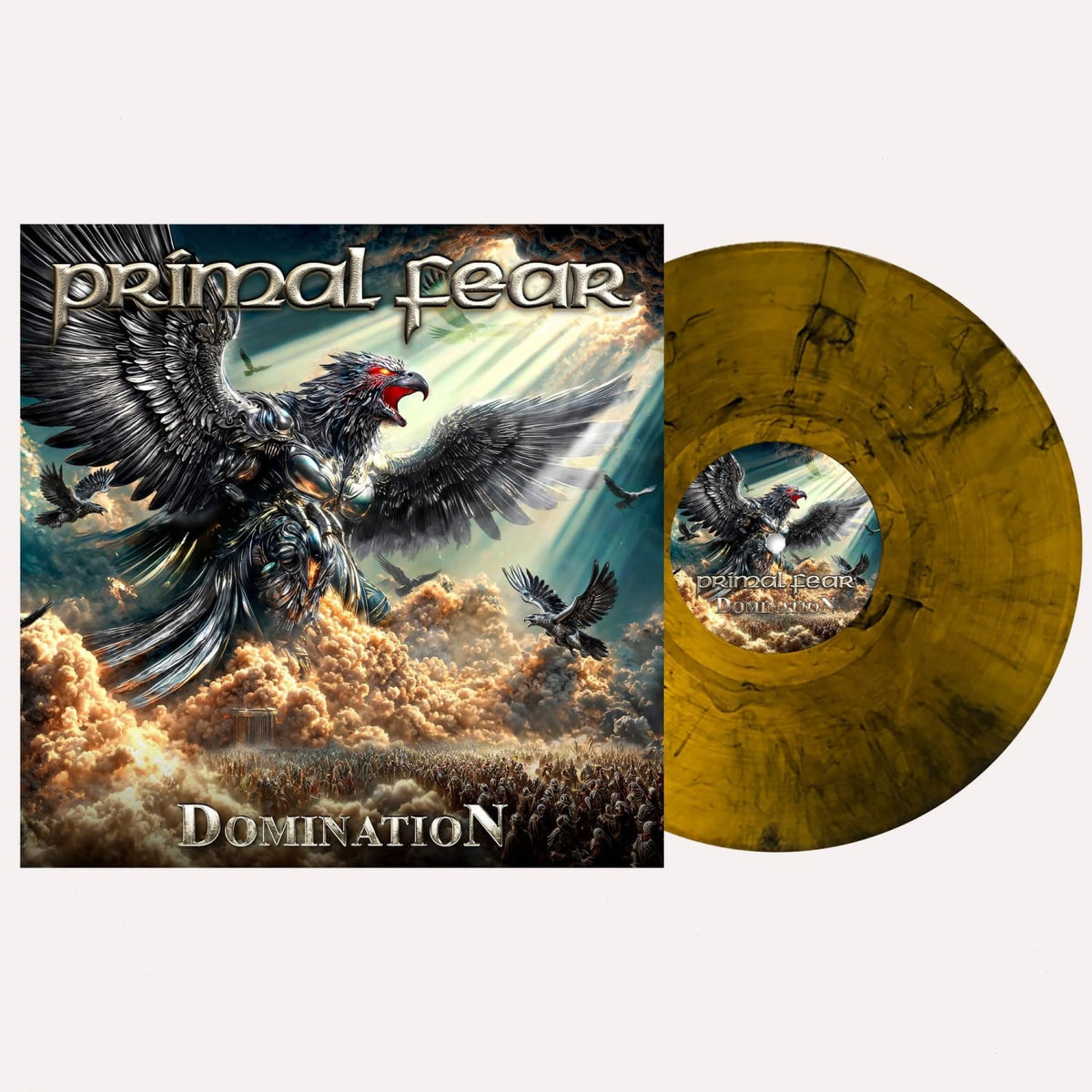 Primal Fear - Domination - (Colored Vinyl, Amber, Bonus Track) - [Vinyl]