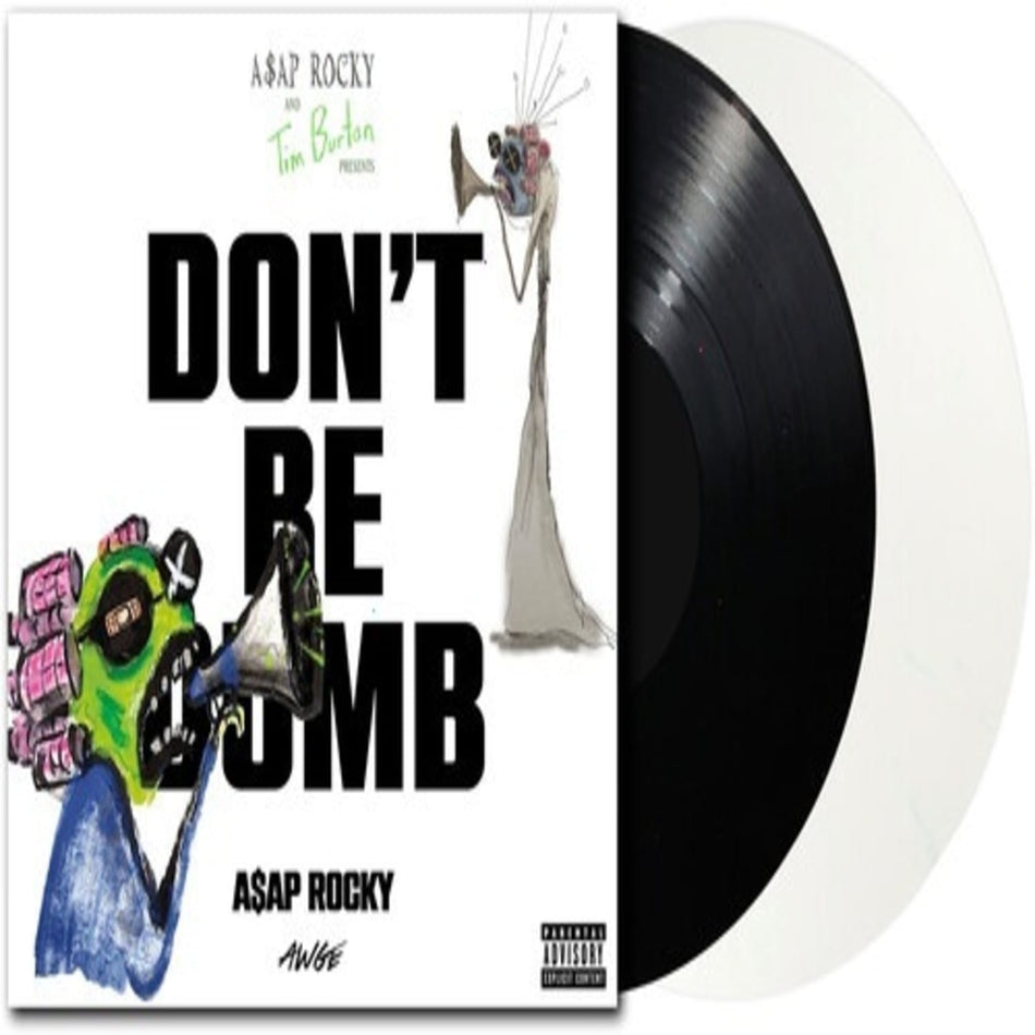 A$AP Rocky - Don't Be Dumb [Explicit Content] - (Parental Advisory Explicit Lyrics, Booklet, Colored , Black, White) - [Vinyl]