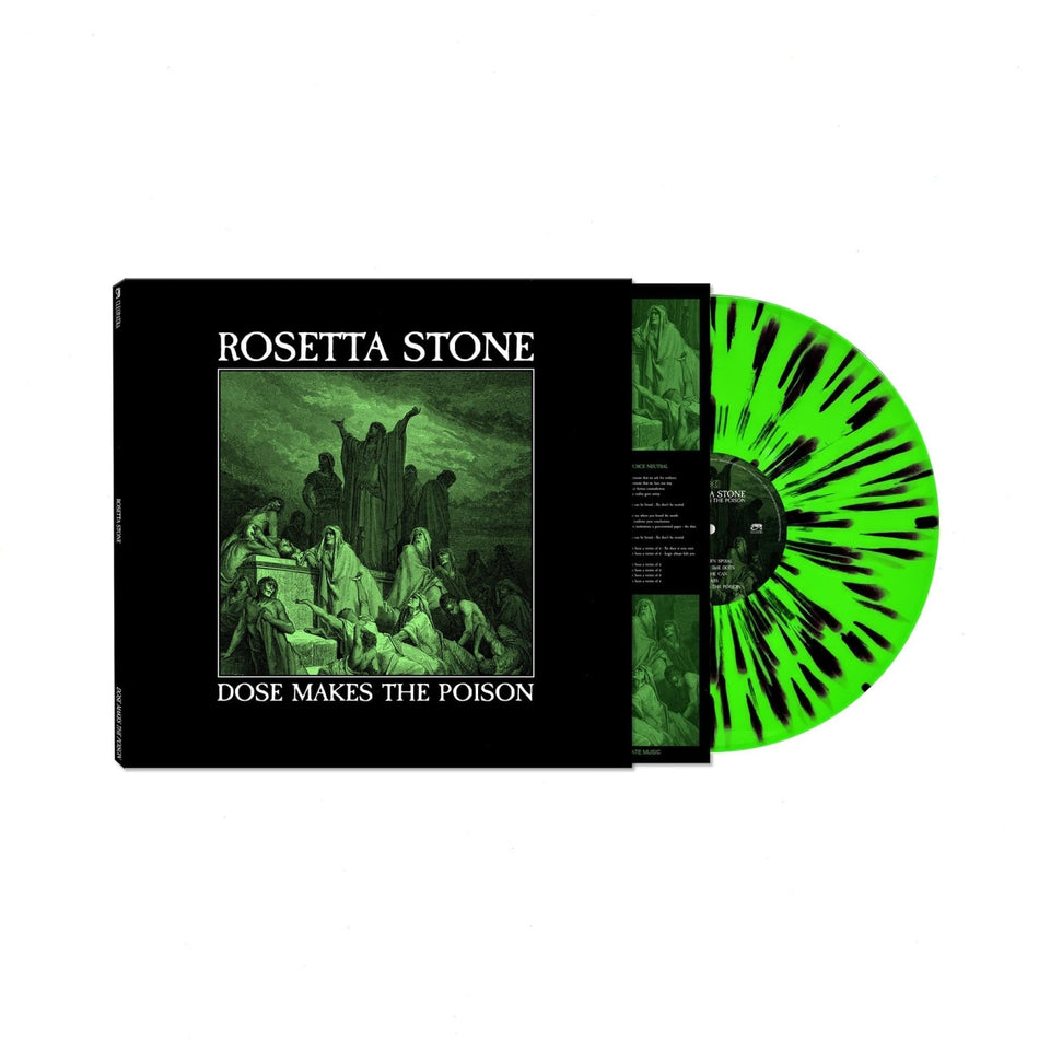 Rosetta Stone - Dose Makes The Poison - (Limited Edition, Green, Black, Splatter) - [Vinyl]