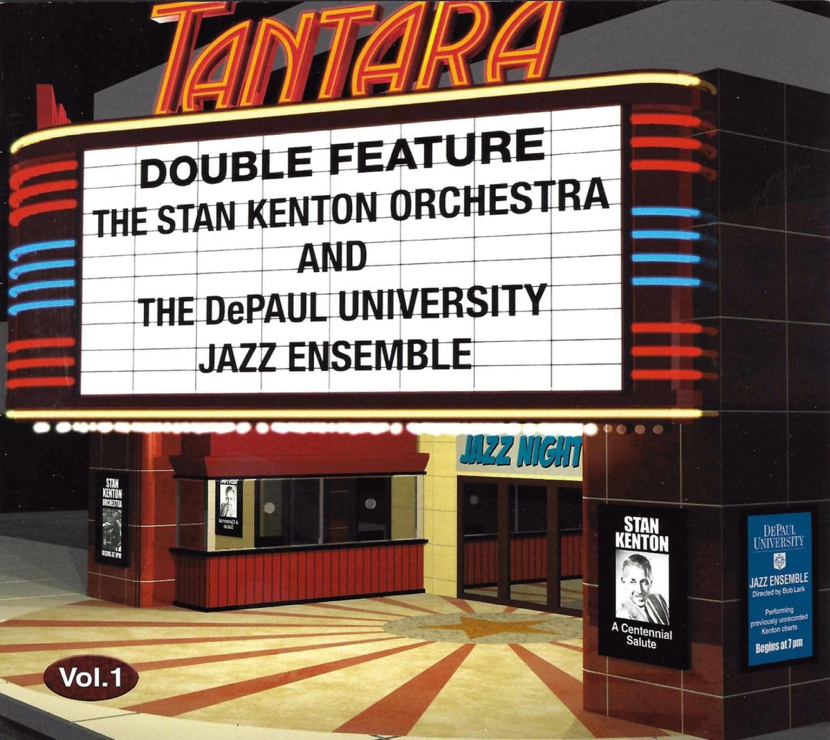 Stan Kenton & Depaul University Jazz Ensemble - Double Feature 1 - [CD]