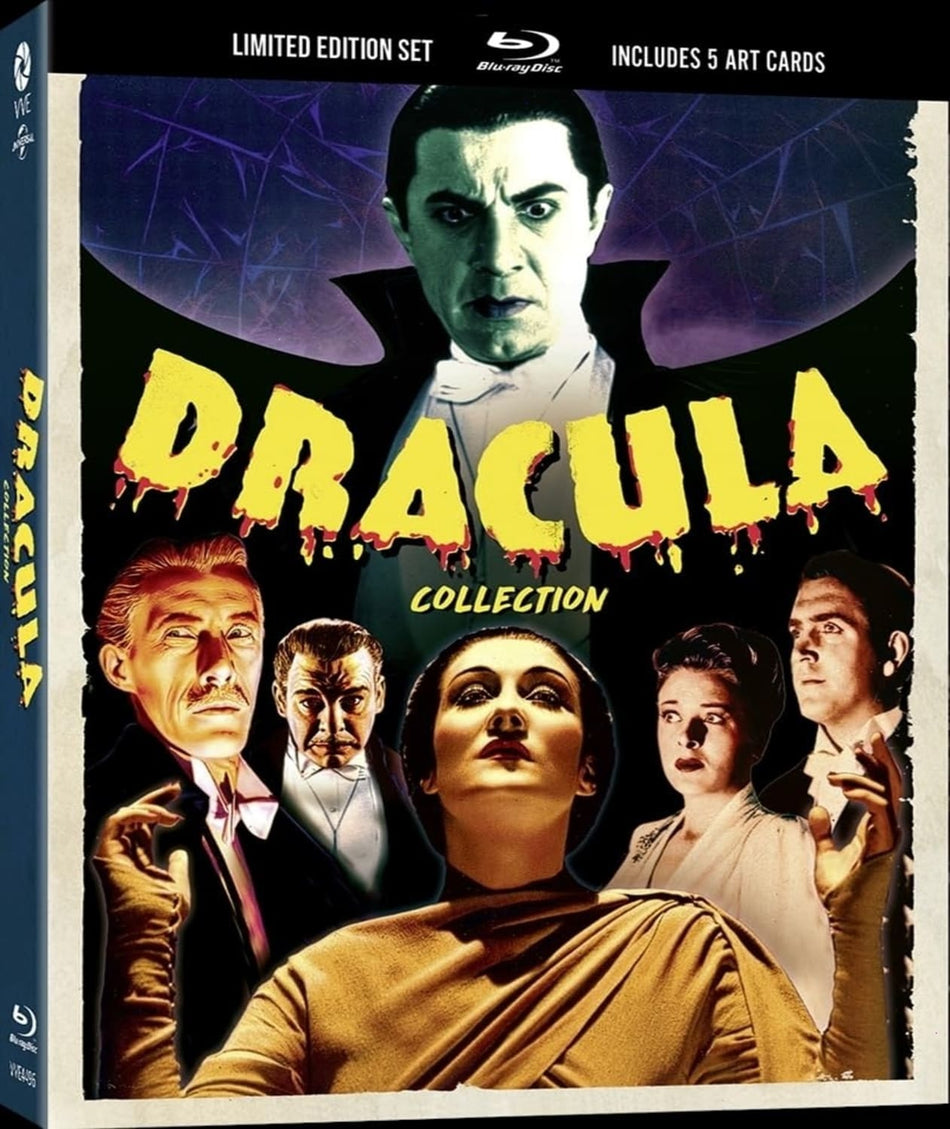 Dracula Film Collection (1931-1945) (Limited Edition with Lenticular Hardcase and Art Cards) - [Blu-ray]