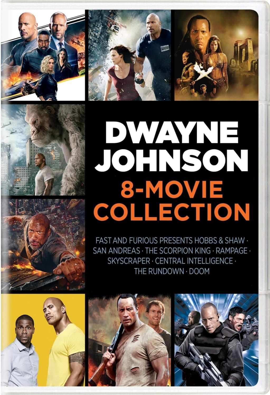 DWAYNE JOHNSON 8 - MOVIE COLLECTION - [DVD]