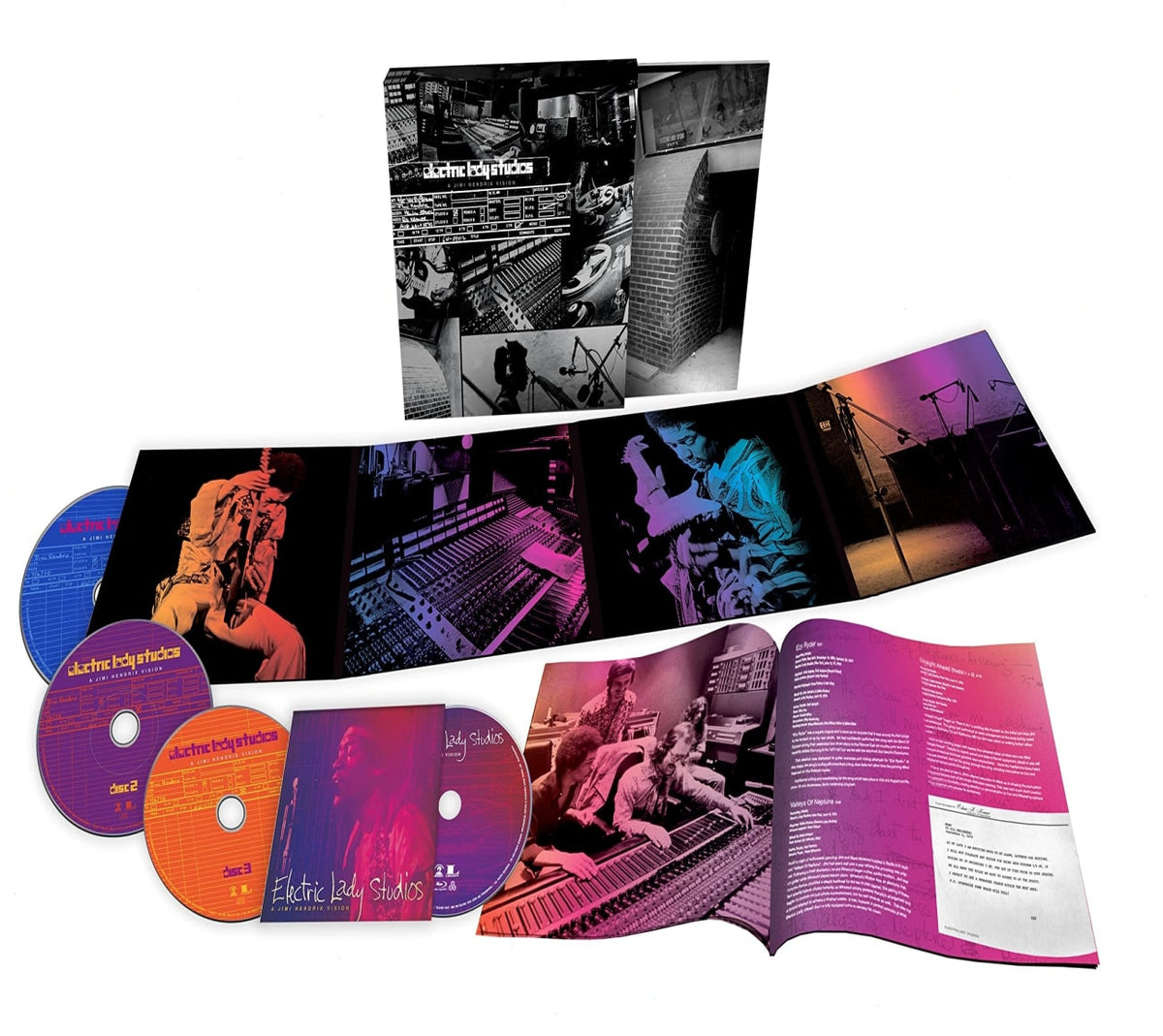 Jimi Hendrix - Electric Lady Studios: A Jimi Hendrix Vision (3CD/ 1Bluray Box Set) - (With Blu-ray, Boxed Set) - [CD]