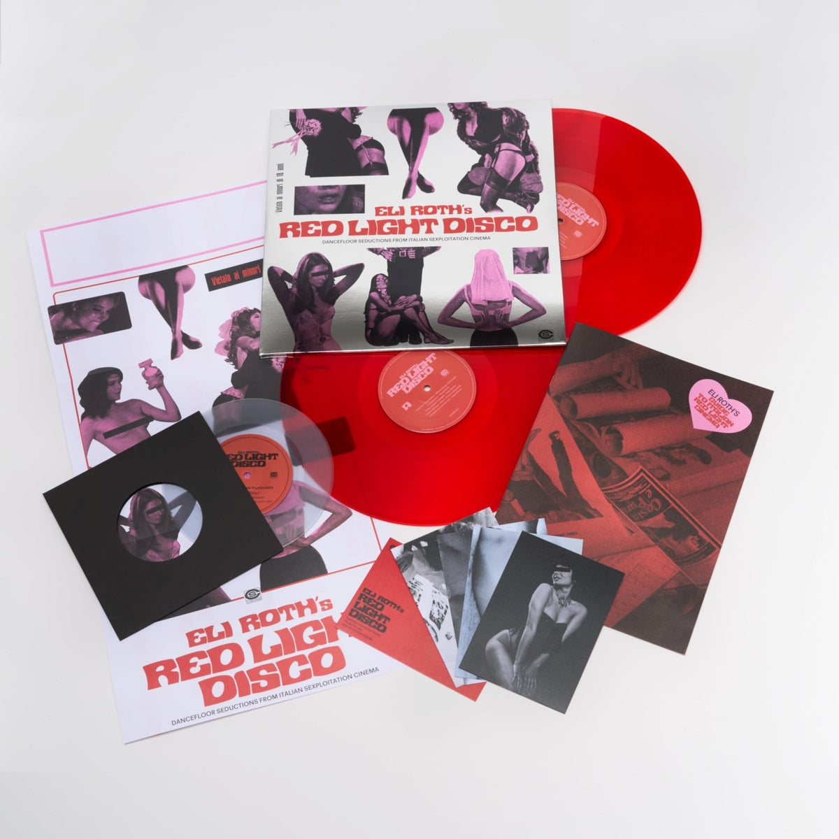 Various Artists - Eli Roth's Red Light Disco (Various Artists) - (Limited Edition, Deluxe Edition, 180 Gram , With Bonus 7") - [Vinyl]