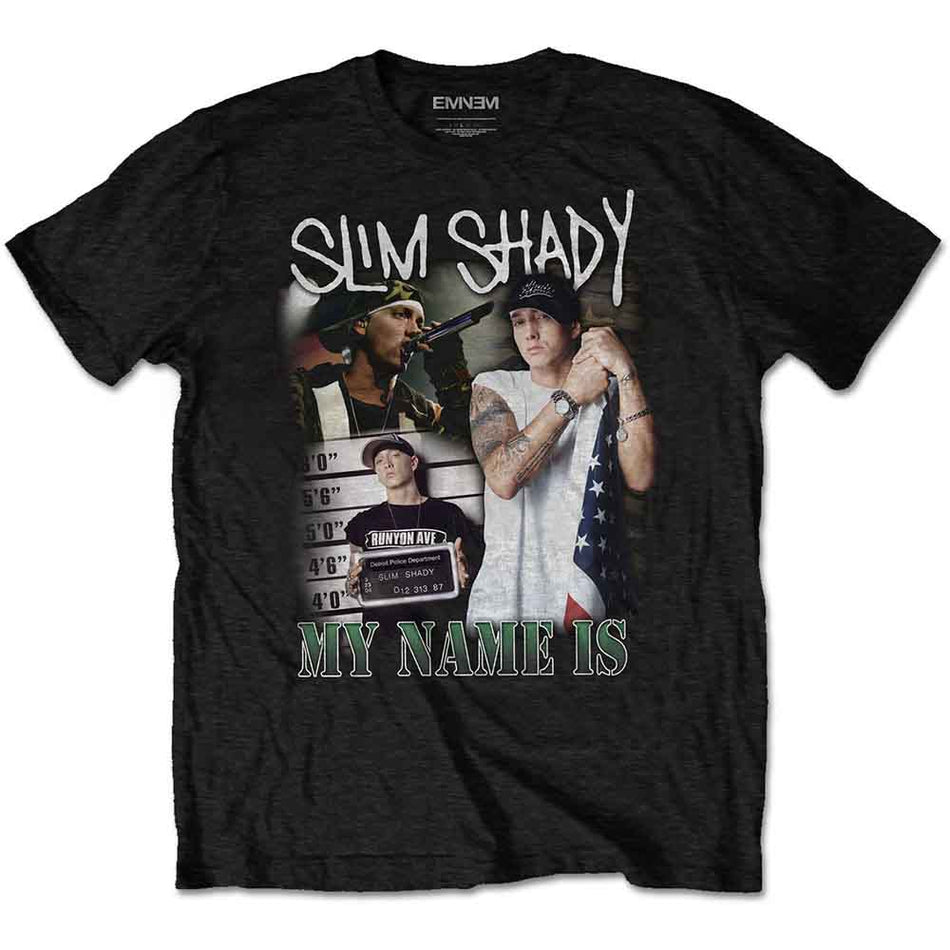 Eminem Unisex T-Shirt: My Name is Homage (Black)