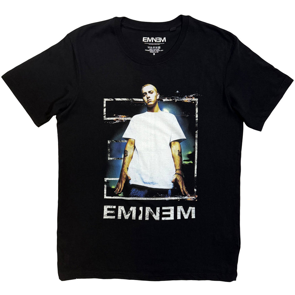 Eminem Unisex T-Shirt: Eminem Pose (Black)