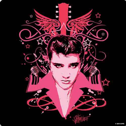 Elvis Presley Single Cork Coaster: Let's Face It
