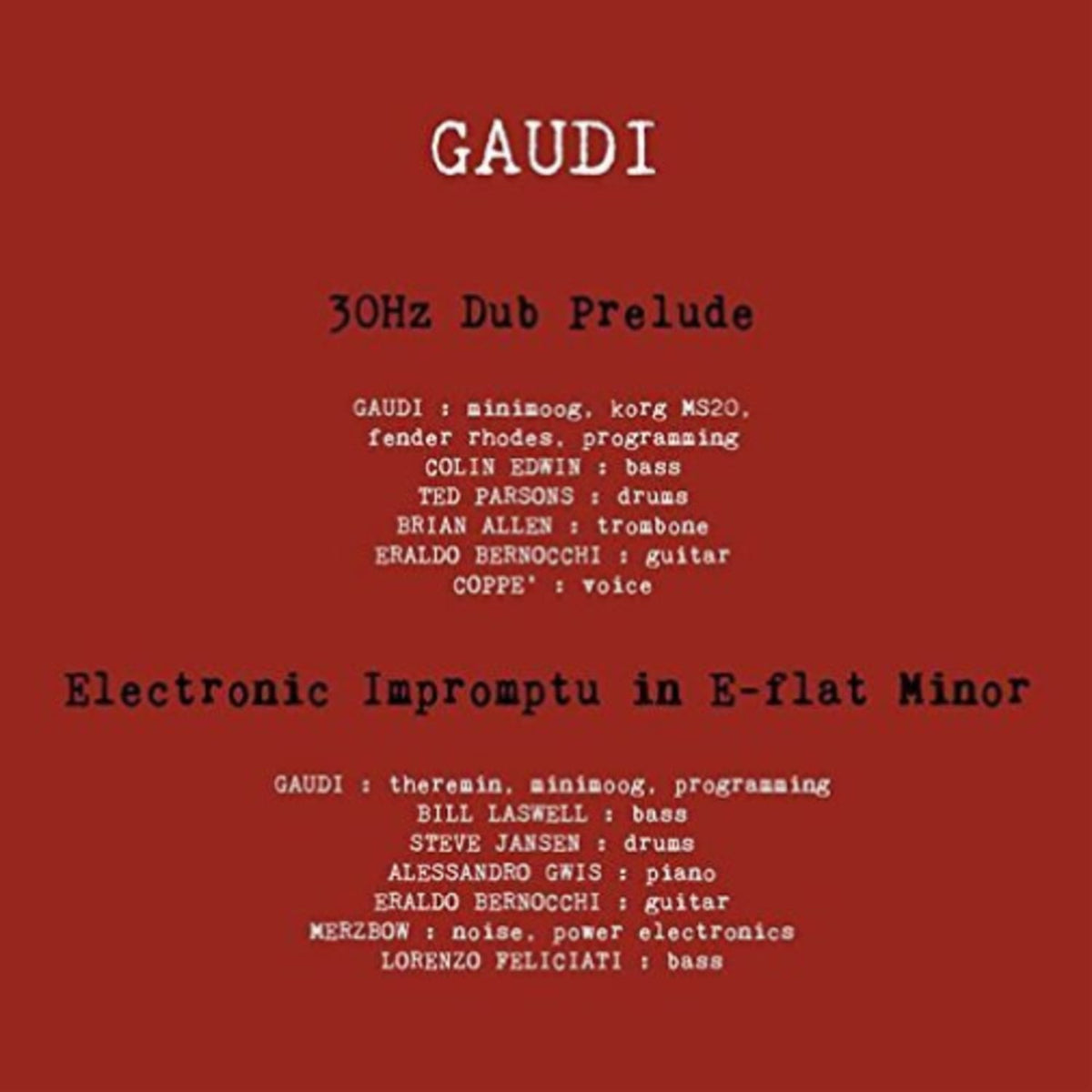 Gaudi - EP [Import] - [Vinyl]