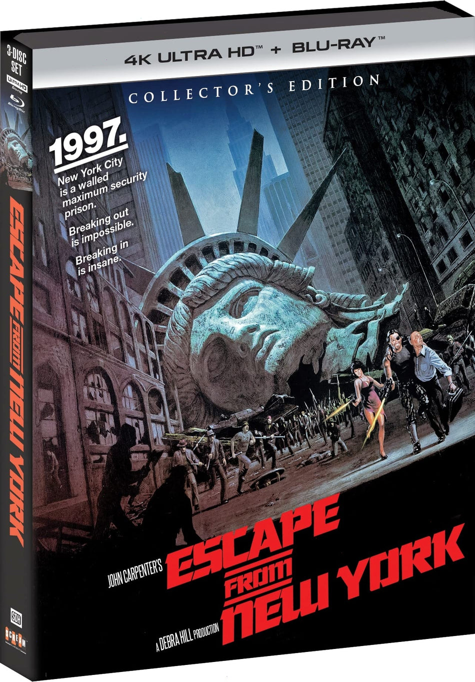 Escape from New York (Collector's Edition) - (4K Mastering, Collector's Edition, 3 Pack) - [4K Ultra HD]