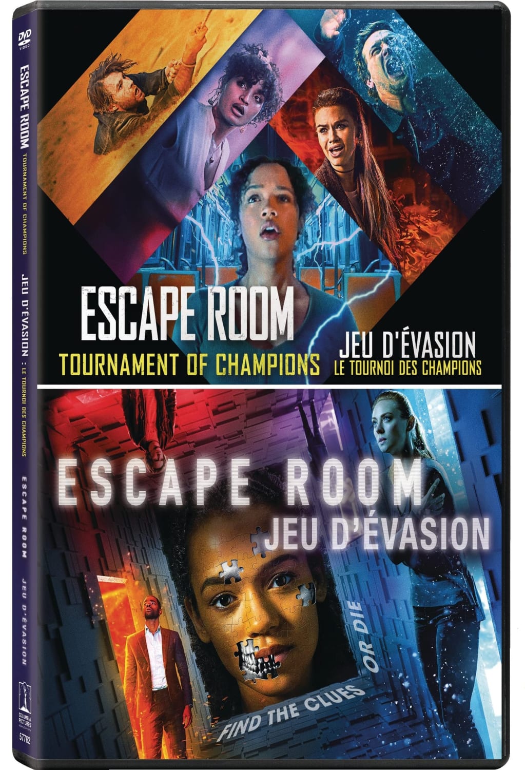 ESCAPE ROOM [219] / ESCAPE ROOM: TOURNAMENT OF CHAMPIONS - BILINGUAL - MULTI - FEATURE [2 DISC] - [DVD]