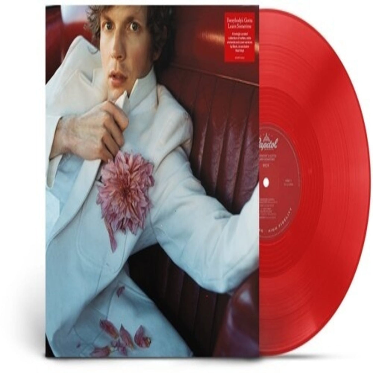 Beck - Everybodyâs Gotta Learn Sometime [Red LP] - (Colored , Red) - [Vinyl]