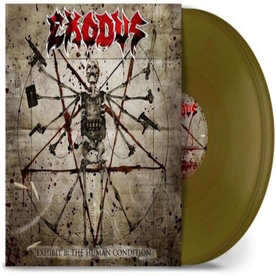 Exodus - Exhibit B: The Human Condition - (Colored Vinyl, Gold, Gatefold LP Jacket) - [Vinyl]