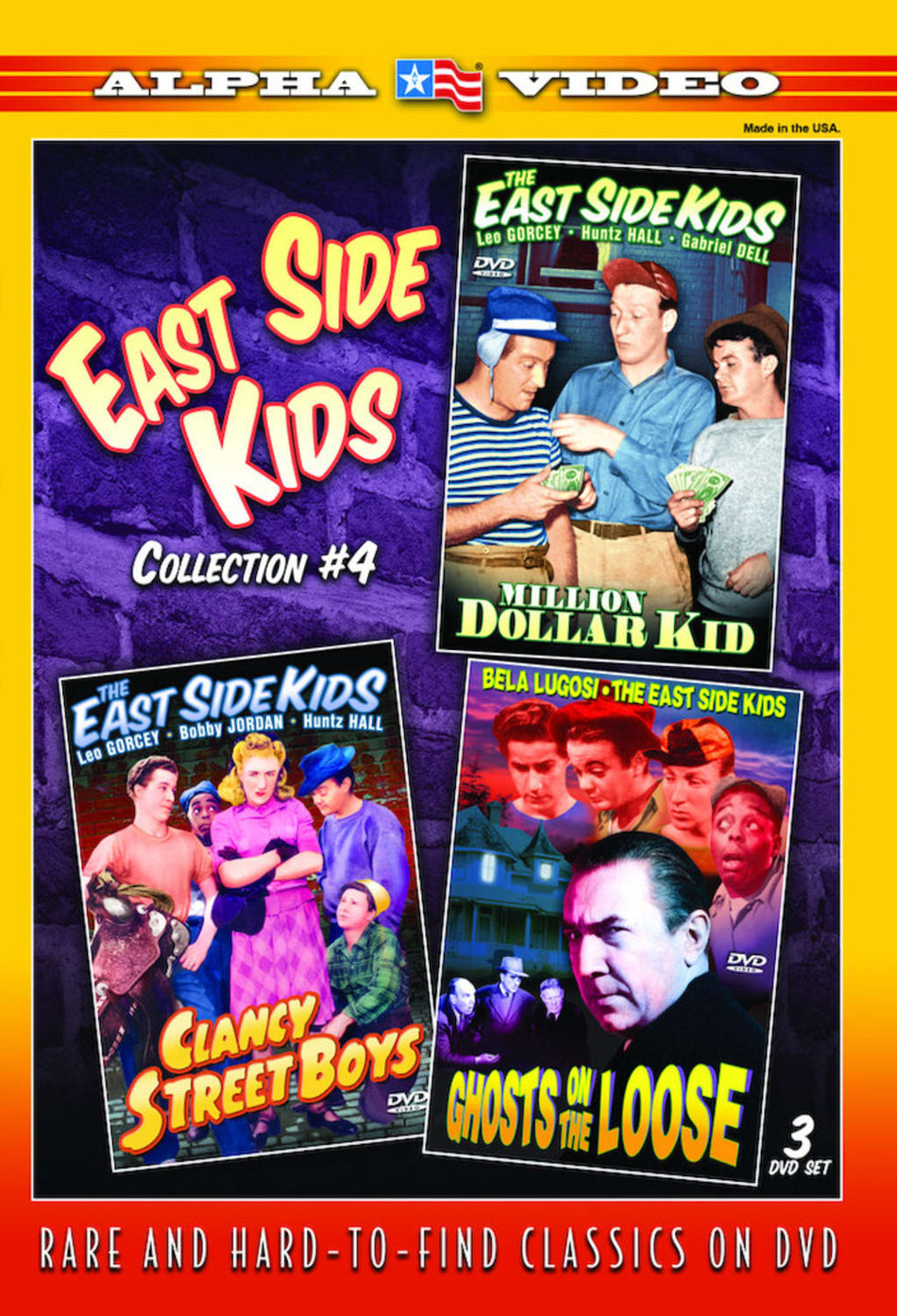 East Side Kids Collection #4 (Clancy Street Boys/ Ghosts On The Loose/ Million Dollar Kid) - [DVD]