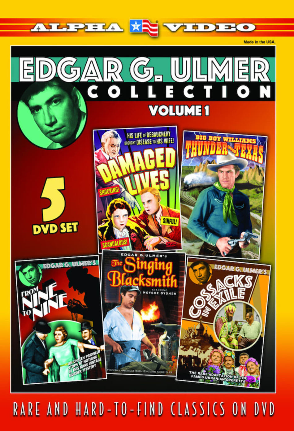 Edgar G. Ulmer Collection, Vol. 1 - (Boxed Set, Dubbed) - [DVD]