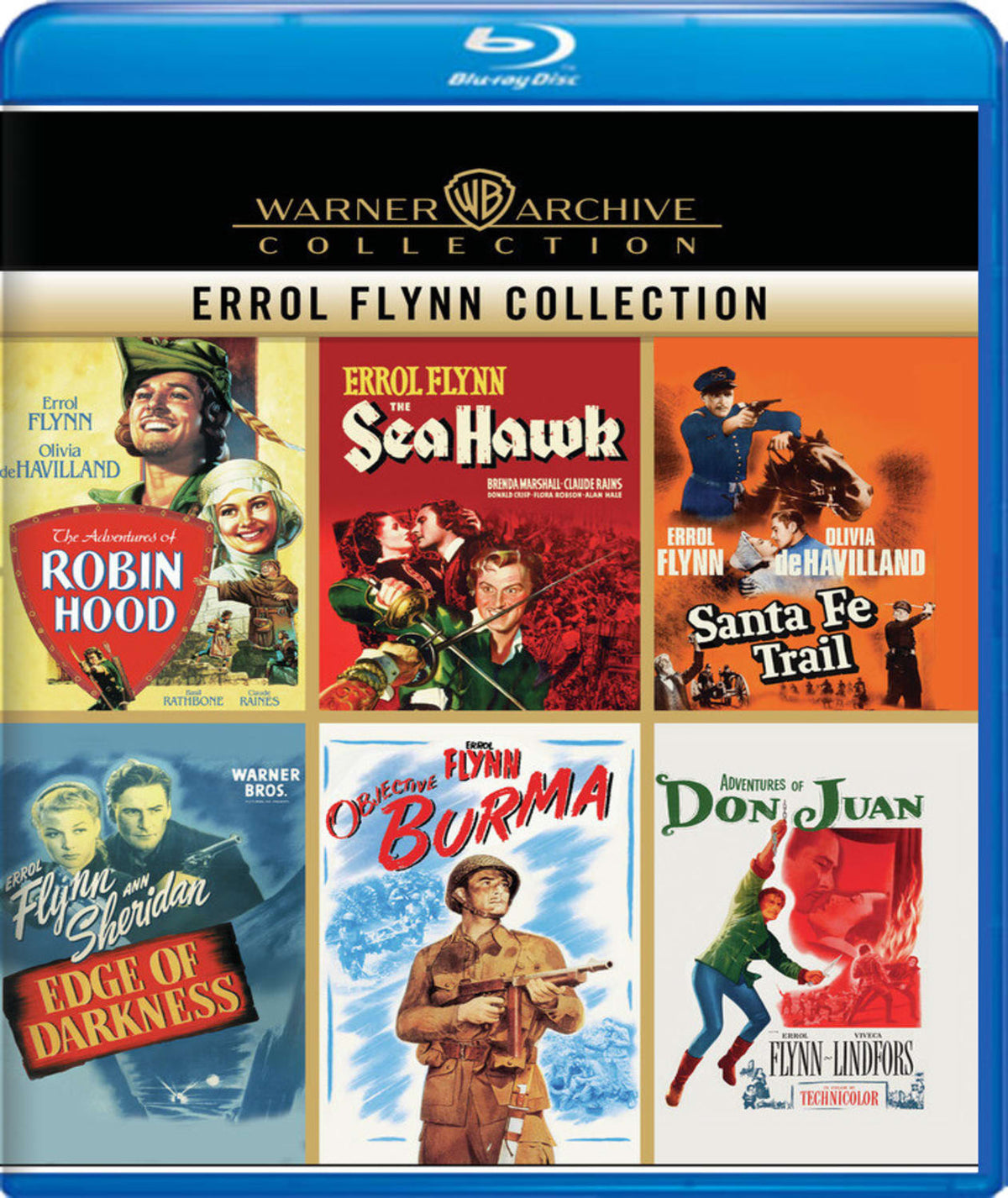 Errol Flynn Collection - (Boxed Set, Digital Theater System, Mono Sound) - [Blu-ray]