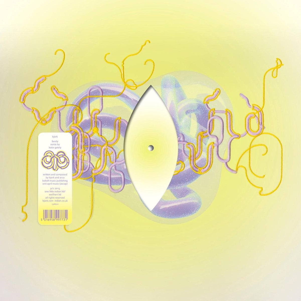 Bjork - Family (Remix By Katie Gately) - (Limited Edition, Clear Vinyl, Remixed) - [Vinyl]