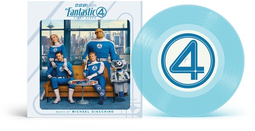 Michael Giacchino & Andrea Datzman - The Fantastic Four: First Steps Main Theme / Let Us Be Devoured (Original Soundtrack) - (Colored , Blue) - [Vinyl]