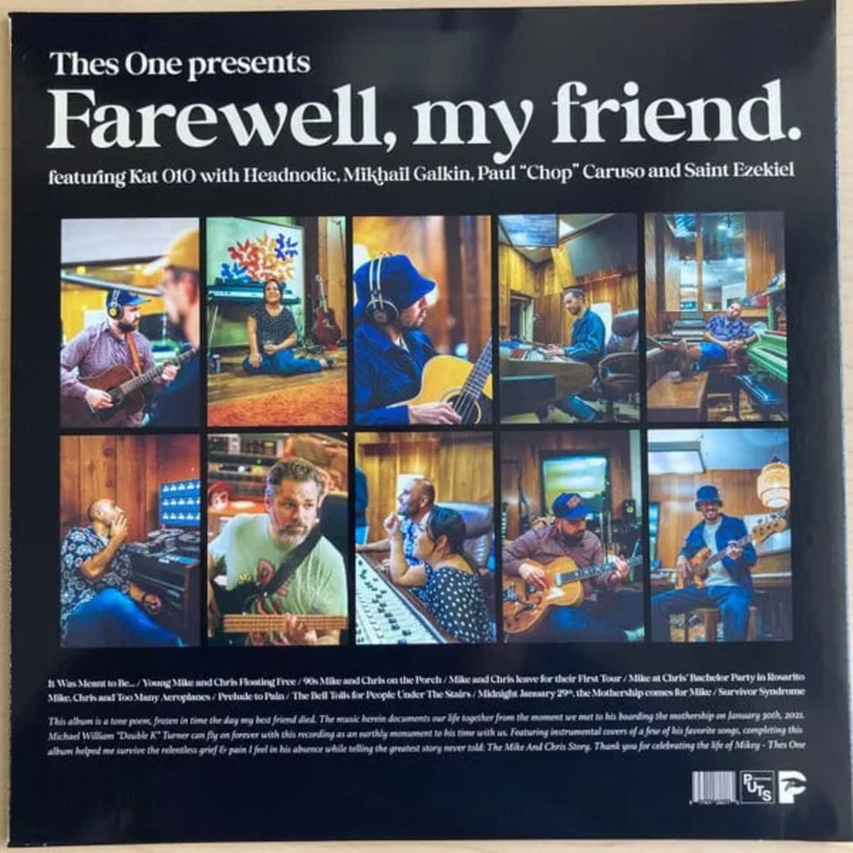 Thes One - Farewell, My Friend. - [Vinyl]