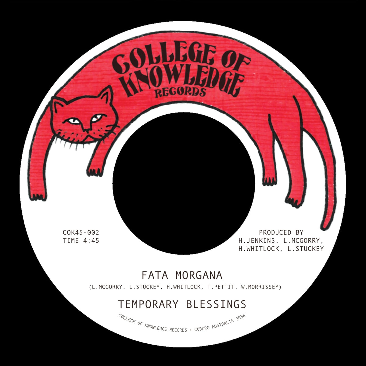 Temporary Blessings - Fata Morgana B/ W Silence Leaves an Open Wound - [Vinyl]