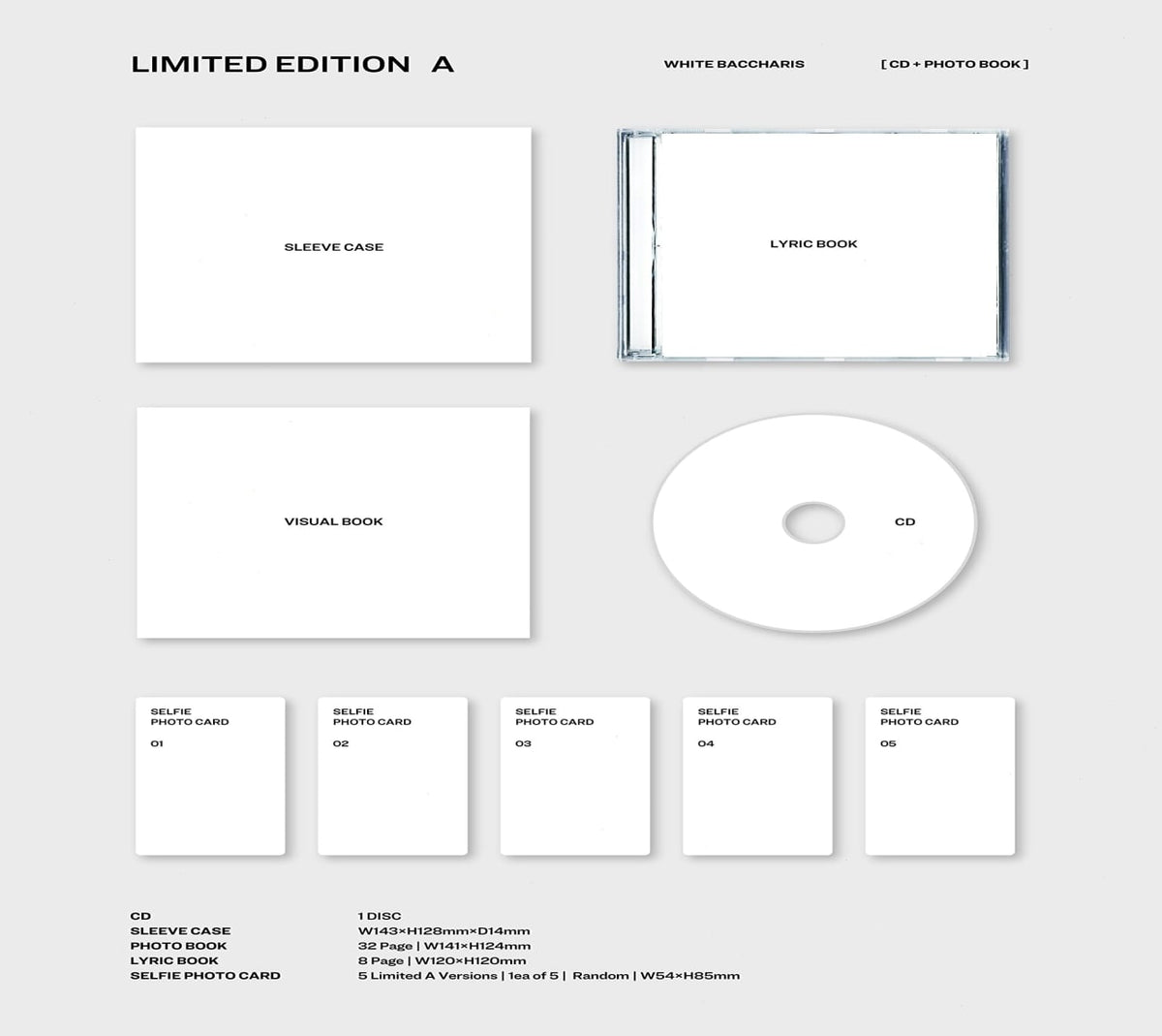 Le Sserafim - LE SSERAFIM - Fearless (Limited Edition A - + Photobook) - (Limited Edition, Booklet, Photo Book, Photo / Photo Card) - [CD]