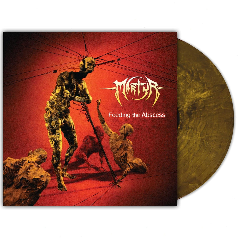 Martyr - Feeding the Abscess (Reissue) (Custom Gold Shimmer ) - [Vinyl]