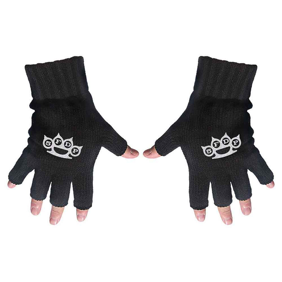Five Finger Death Punch Unisex Fingerless Gloves: Logo (Black)
