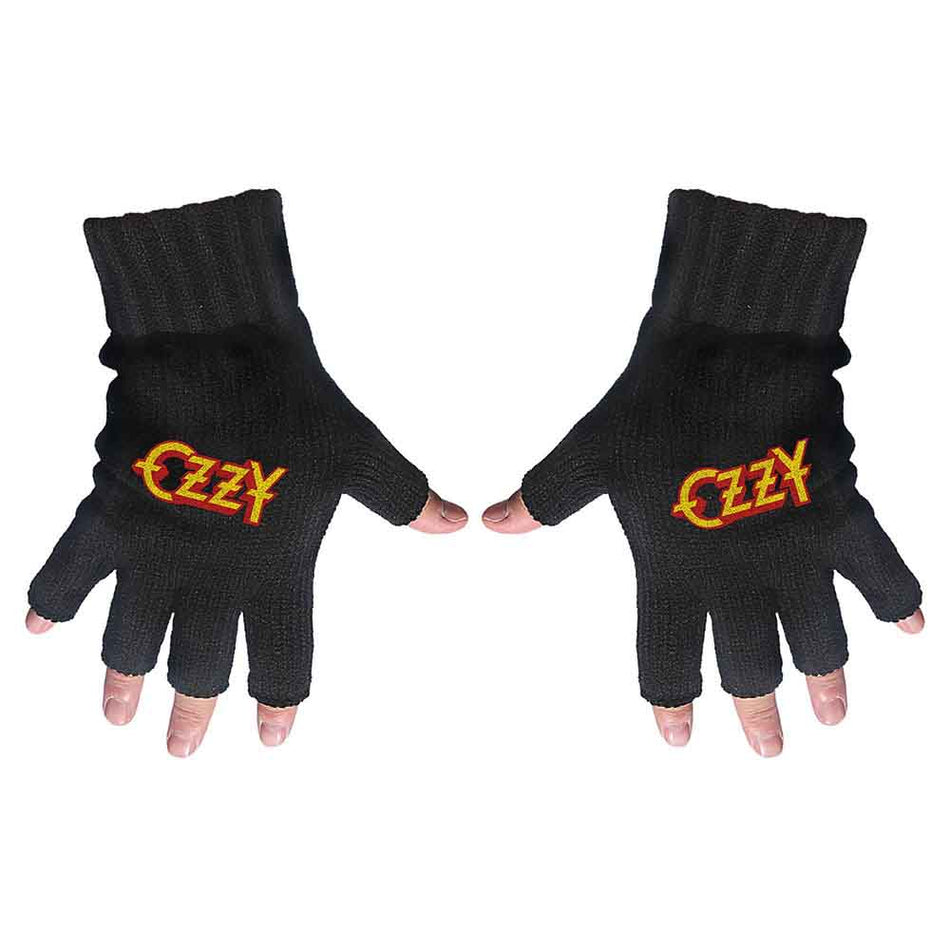 Ozzy Osbourne Unisex Fingerless Gloves: Ozzy (Black)
