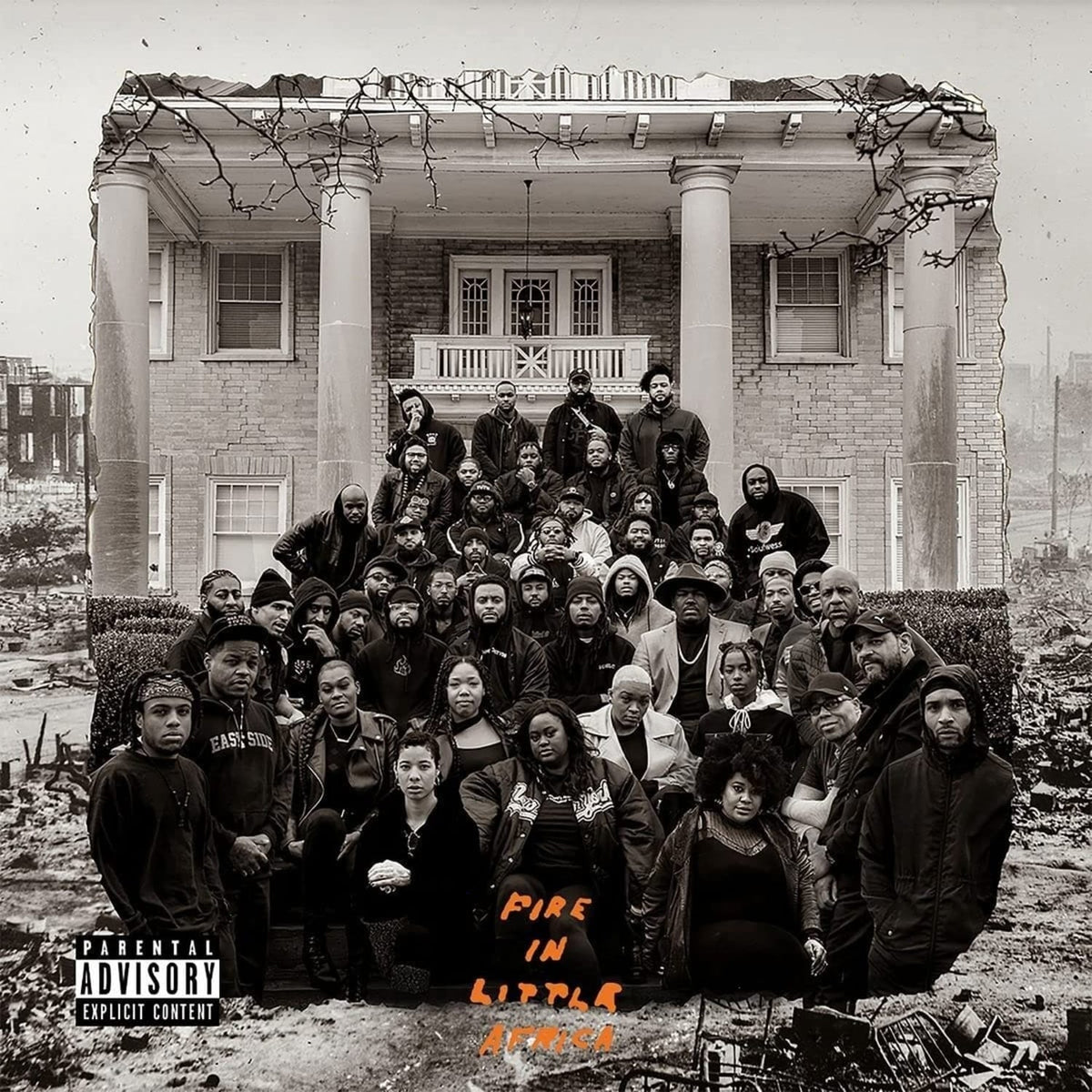 Fire in Little Africa - Fire In Little Africa [Explicit Content] - (Parental Advisory Explicit Lyrics, Clear Vinyl, Orange) - [Vinyl]