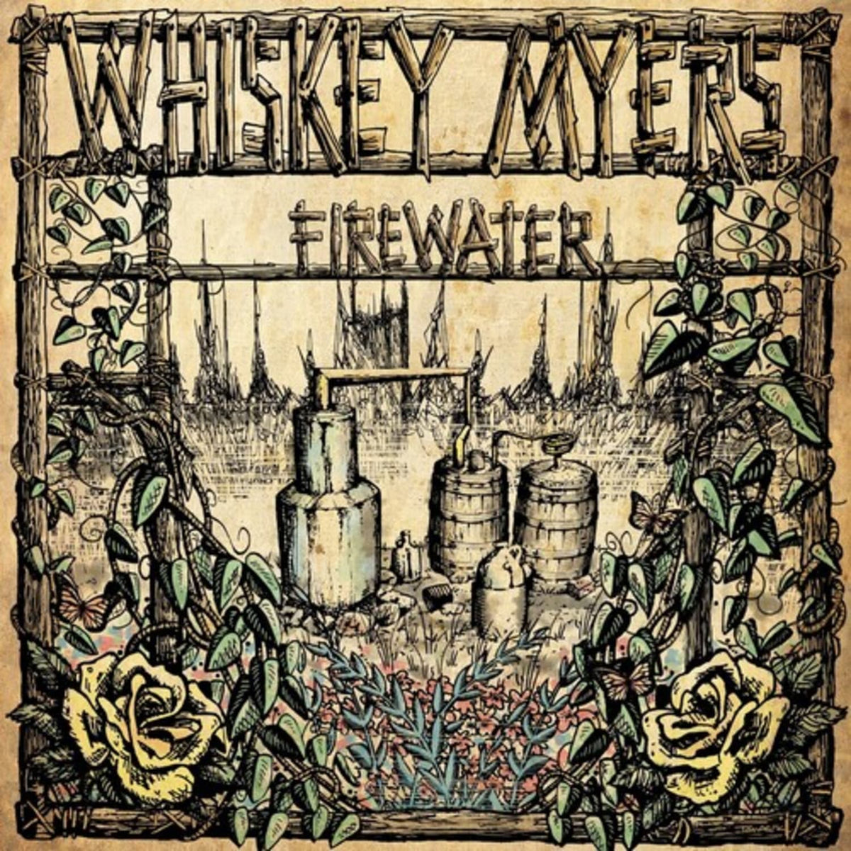 Whiskey Myers - Firewater (IEX) White Lightnin - (Indie Exclusive, Colored , White, Remastered, Reissue) - [Vinyl]