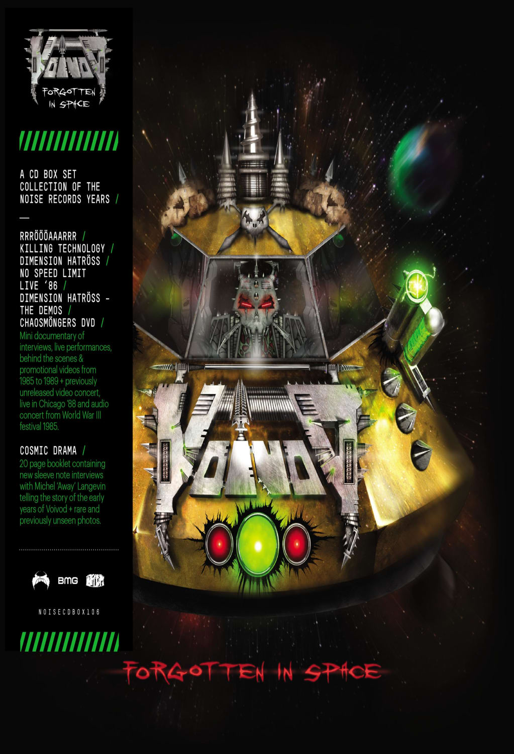 Voivod - Forgotten In Space [Explicit Content] - (Parental Advisory Explicit Lyrics, With DVD, Boxed Set) - [CD]