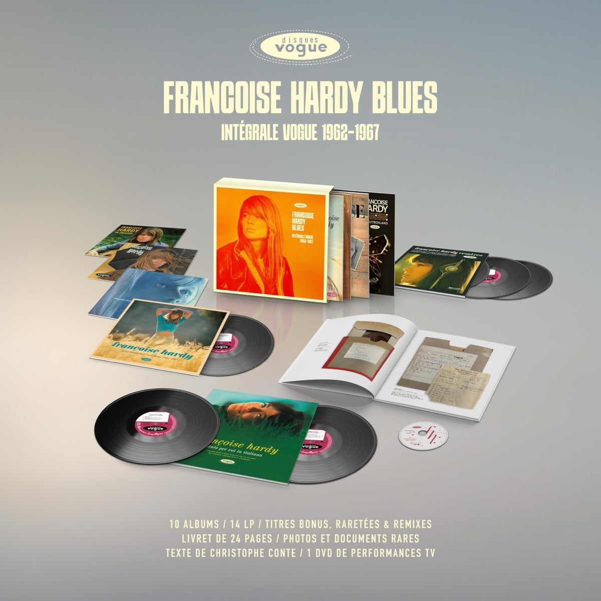 Francoise Hardy - Francoise Hardy Blues : Integrale Vogue - 15LP Boxset - [Vinyl]