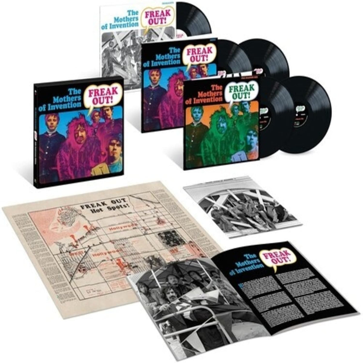 Frank Zappa - Freak Out! (60th Anniversary) - (Oversize Item Split, Limited Edition, Boxed Set, 180 Gram , Booklet) - [Vinyl]