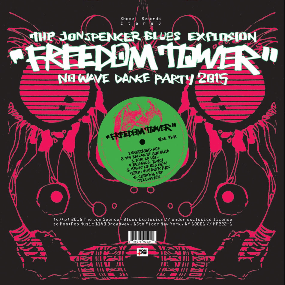 Jon Spencer Blues Explosion - Freedom Tower: No Wave Dance Party 2015 - (Colored Vinyl, Digital Download Card) - [Vinyl]