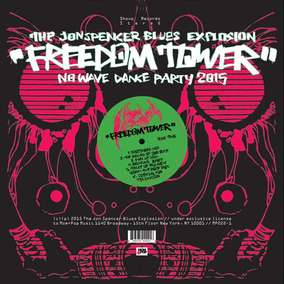 Jon Spencer Blues Explosion - Freedom Tower: No Wave Dance Party 2015 - (Colored Vinyl, Digital Download Card) - [Vinyl]
