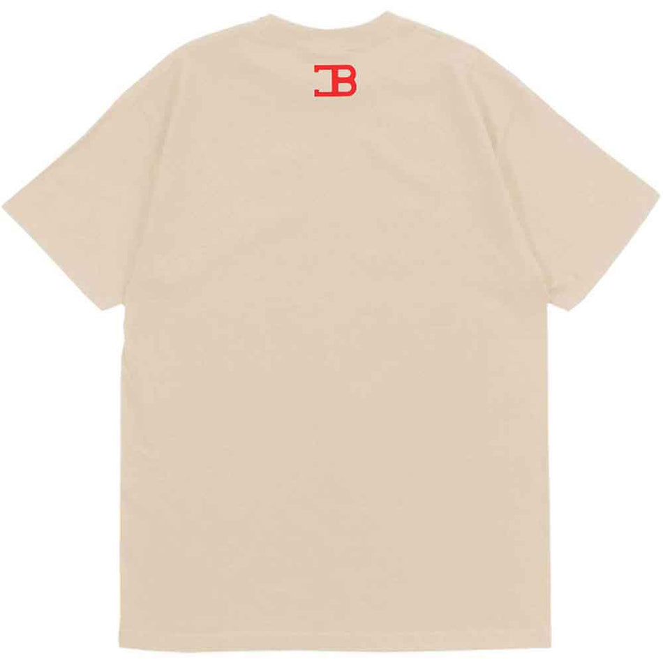 French Montana Unisex T-Shirt: Don't Block Your Blessings (Natural) (Back Print)
