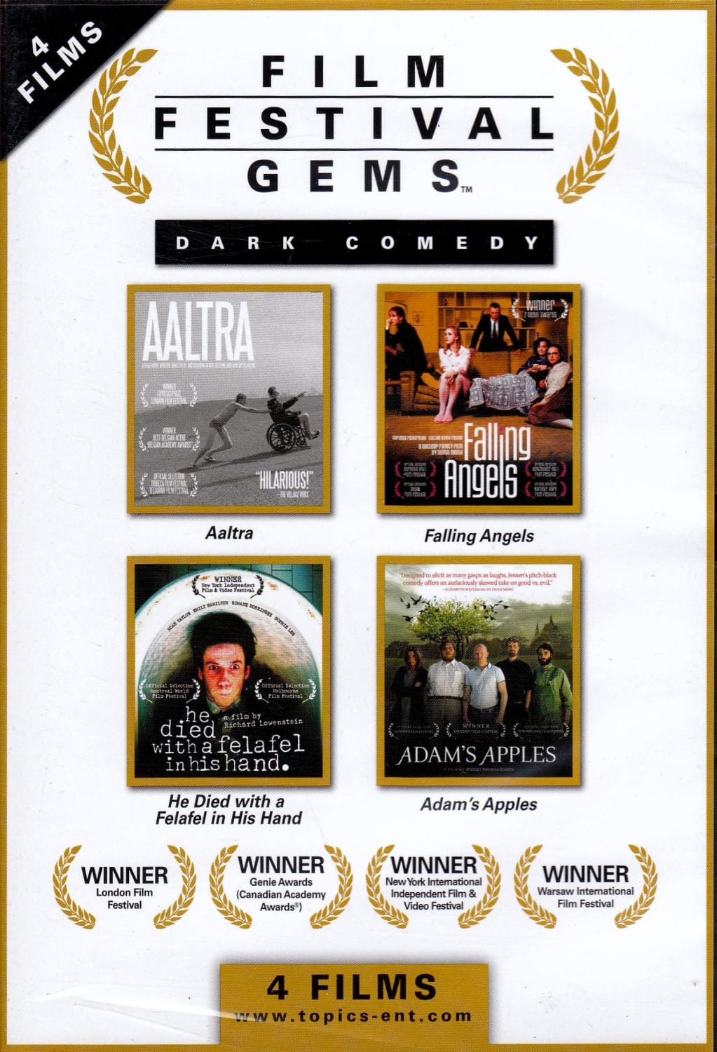 Aaltra / Falling Angels / He Died With A Felafel In His Hand / Adam's Apples - [DVD]