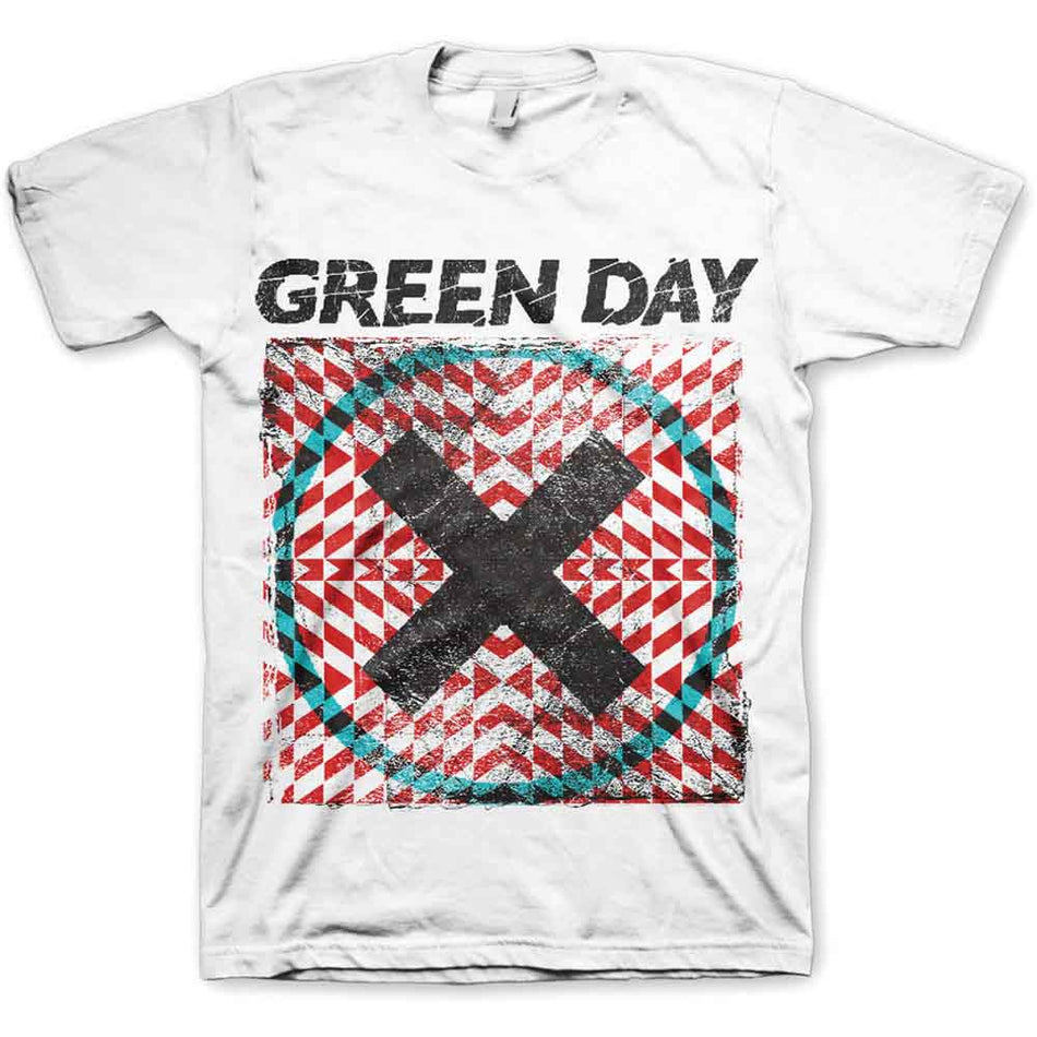 Green Day Unisex T-Shirt: Xllusion (White)