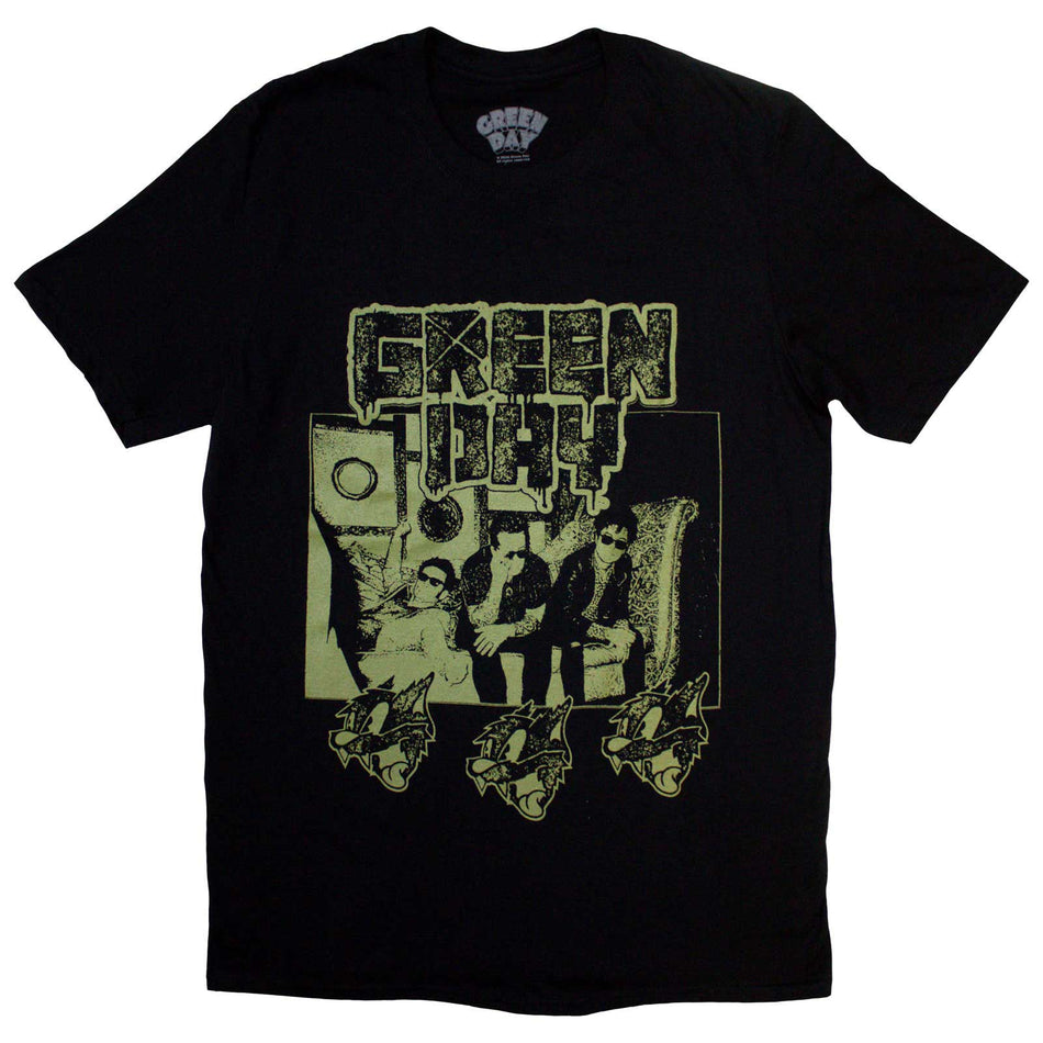 Green Day Unisex T-Shirt: Rev Radio (Black)