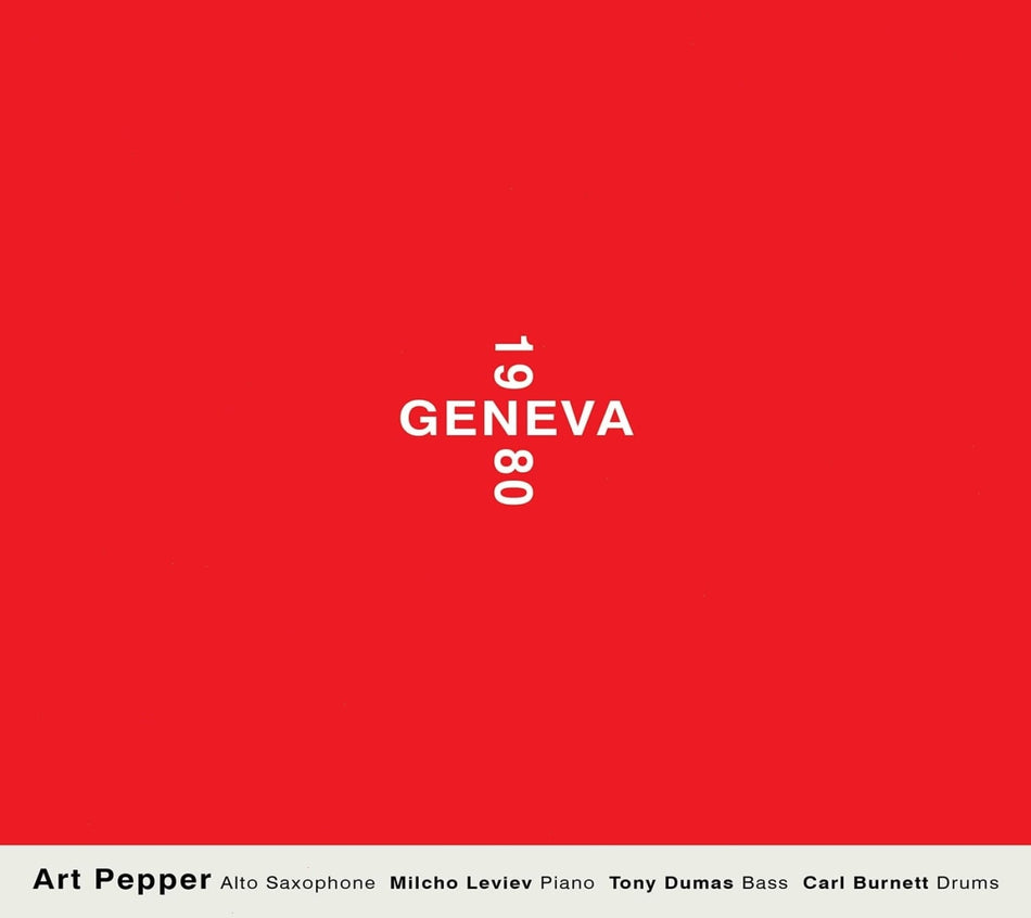 Art Pepper - Geneva 1980 - [CD]