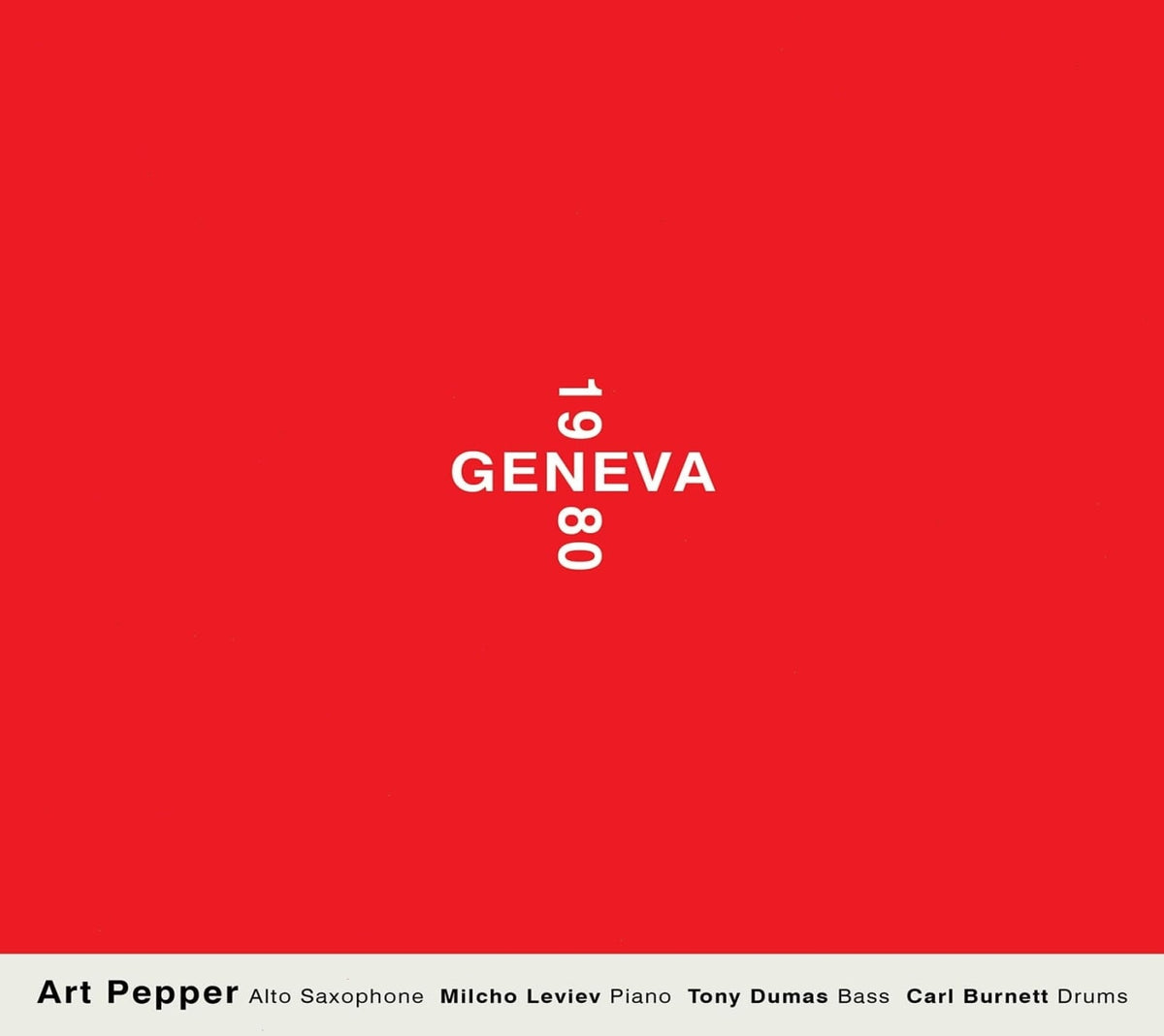 Art Pepper - Geneva 1980 - [CD]