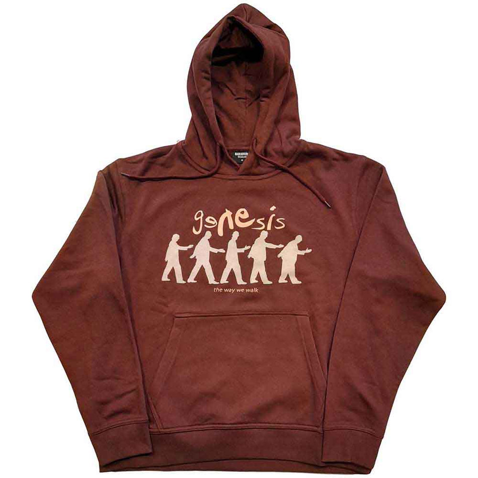 Genesis Unisex Pullover Hoodie: The Way We Walk (Brown)