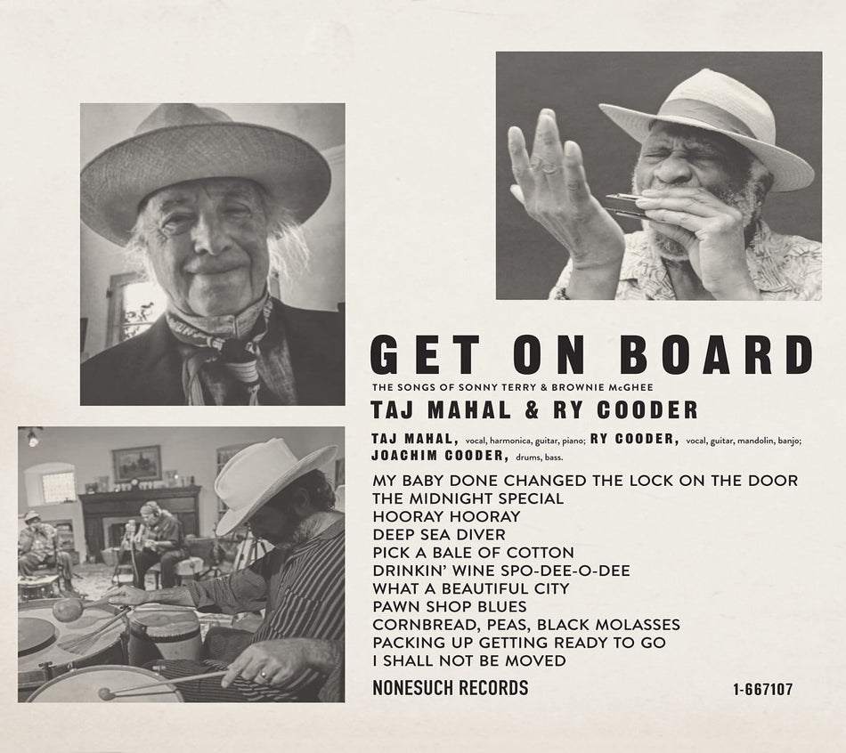 Taj Mahal & Ry Cooder - Get On Board - [CD]