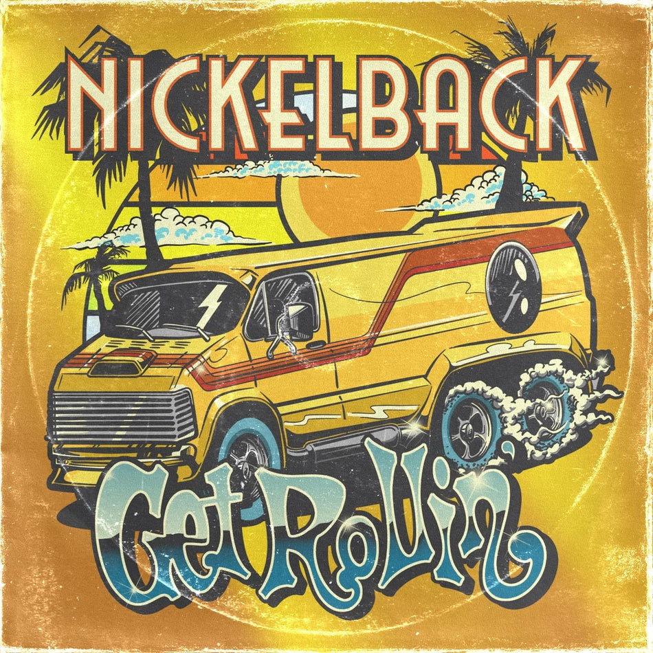 Nickelback - Get Rollin' - (Clear & Orange Vinyl)