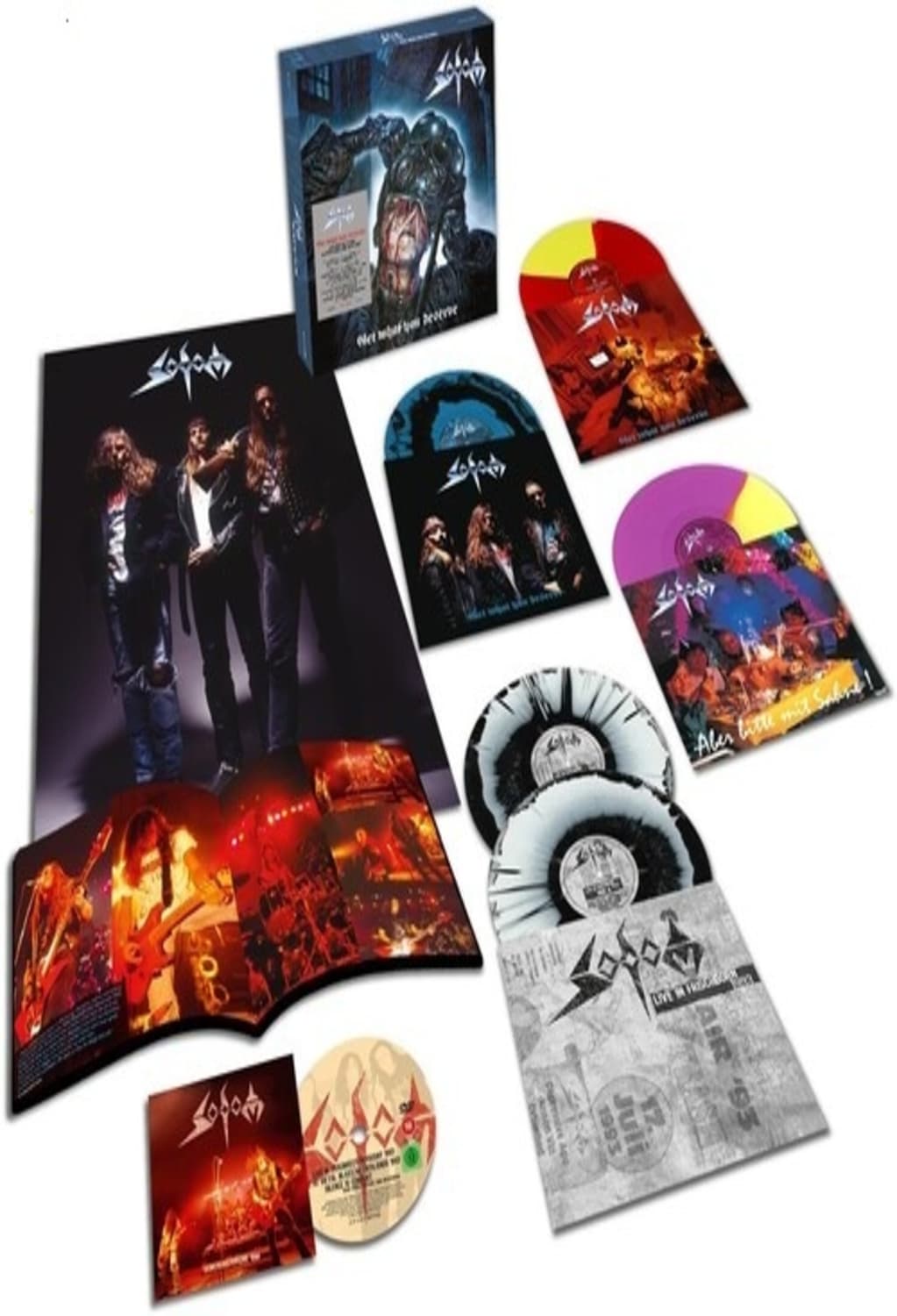 Sodom - Get What You Deserve (Super Deluxe Edition) - (Oversize Item Split, Limited Edition, Boxed Set, Deluxe Edition, With DVD) - [DVD + Vinyl]